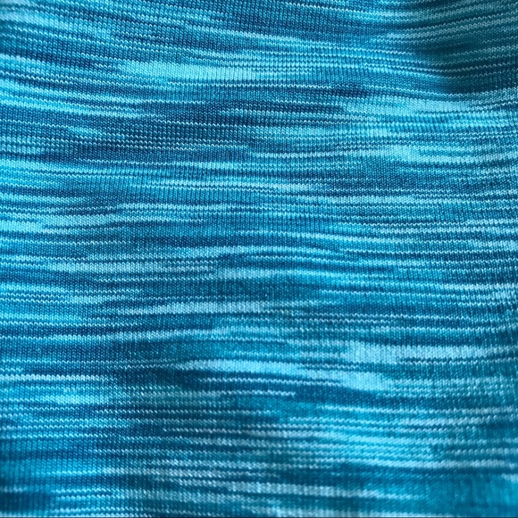 Columbia Turquoise Seamless Spacedye Sports Bra Size Medium Activewear - Picture 5 of 10